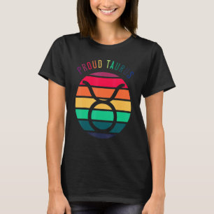 Proud Taurus Symbol Lgbtq Astrology Zodiac Sign Ho T Shirt