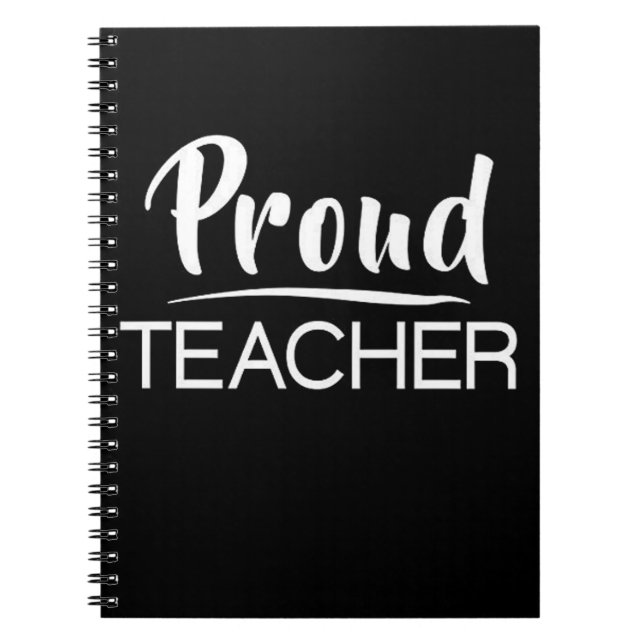 Proud Teacher Anteckningsbok (Framsidan)