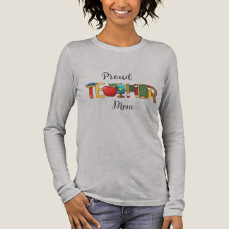 Proud teacher mom t shirt