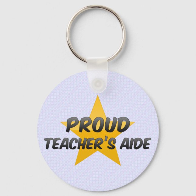 Proud Teacher's Aide Nyckelring (Framsida)