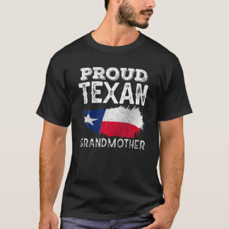 Proud Texan Grandmor Patriotic Texas Pride Cute T Shirt