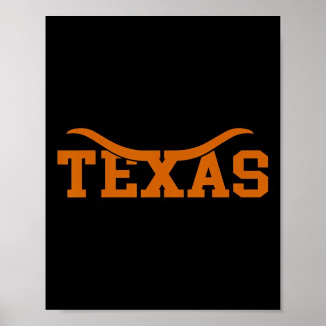 Proud Texas Designer Uni Vuxnas Poster (Framsidan)