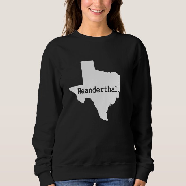 Proud Texas Neanderthal T Shirt (Framsida)