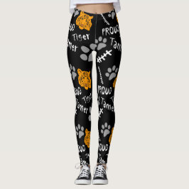 Proud Tiger Tamer Black Leggings