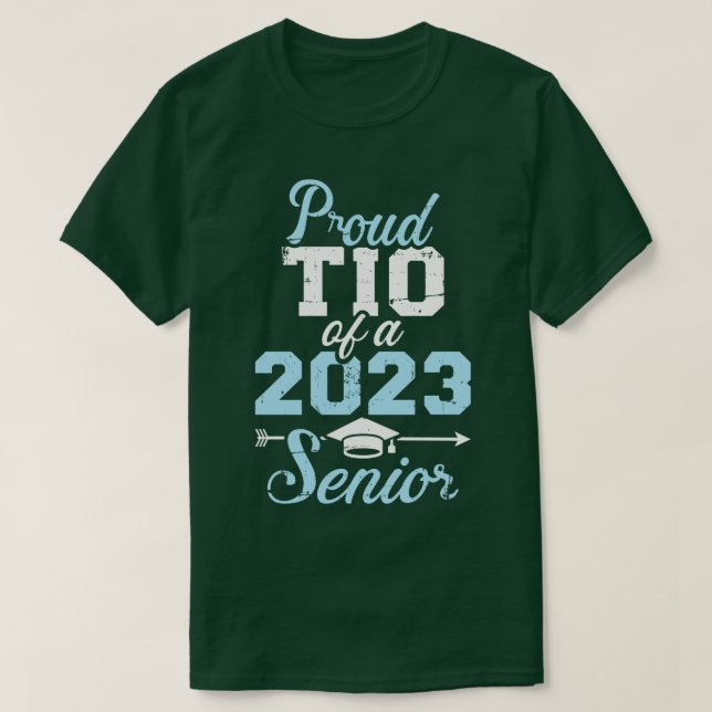 Proud tio för 2023 års högsta studenten-klass 1 t shirt (Design framsida)