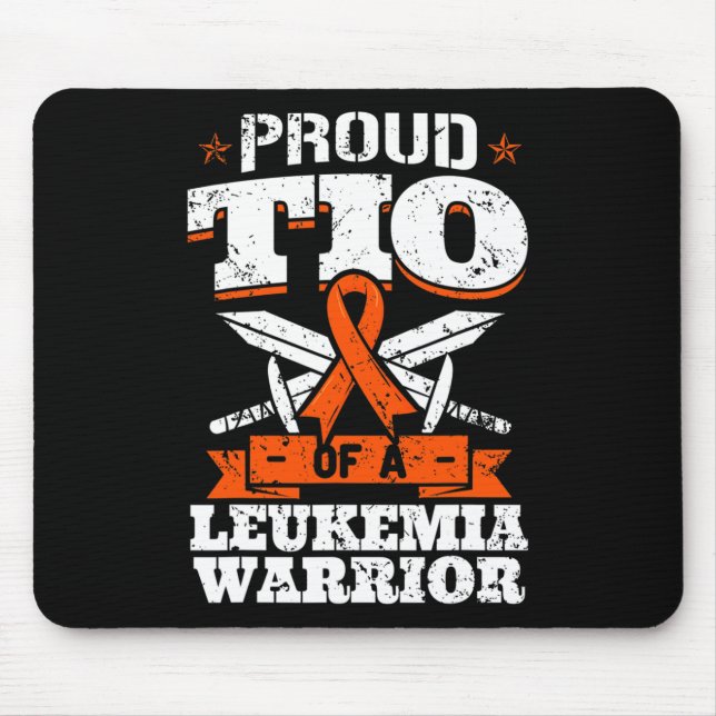 Proud Tio of a Leukemia Warrior farbror Awareness  Musmatta (Framsidan)