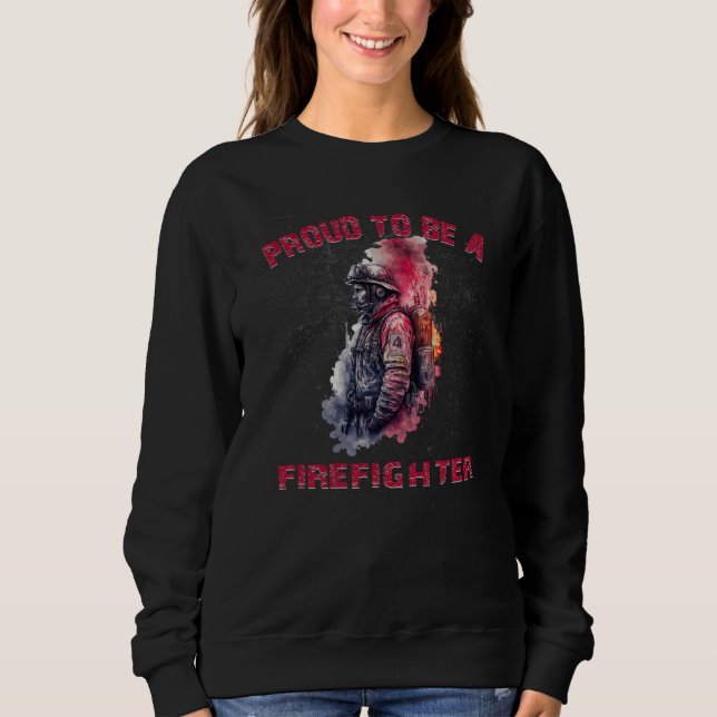 Proud to be a firefighter forever heroes t shirt (Framsida)