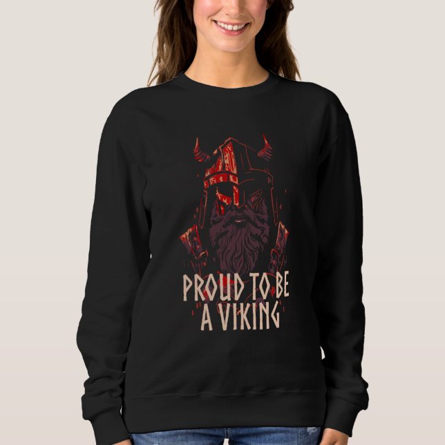 Proud To Be A Viking Norwegian Patriotic Norway Pa T Shirt (Framsida)
