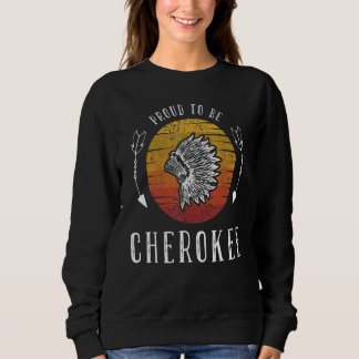 PROUD TO BE CHEROKEE NATIVE AMERICAN T SHIRT