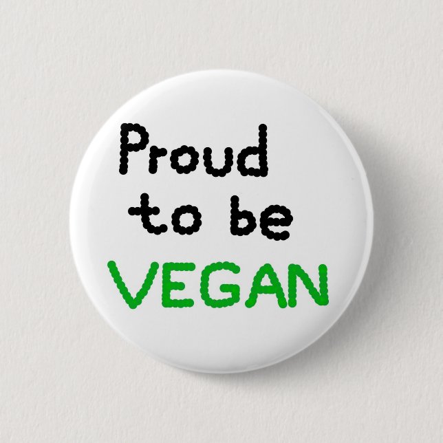 Proud to be Vegan Knapp (Framsida)