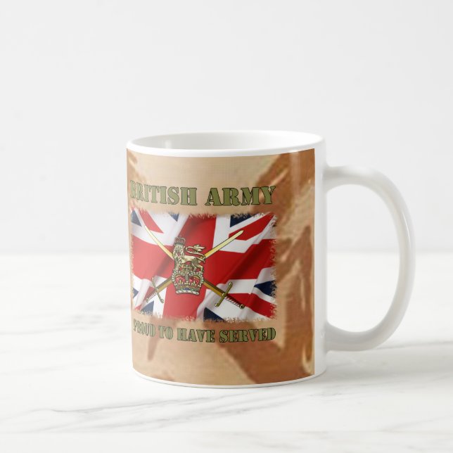 Proud to have served......UK Kaffemugg (Höger)