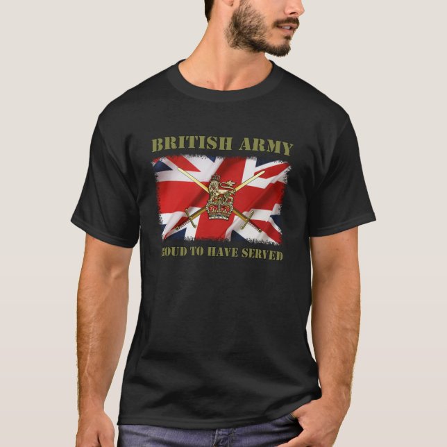 Proud to have served......UK Tee (Framsida)