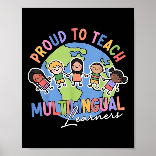 Proud To Teach Multilingual Learners Back To Schoo Poster (Framsidan)