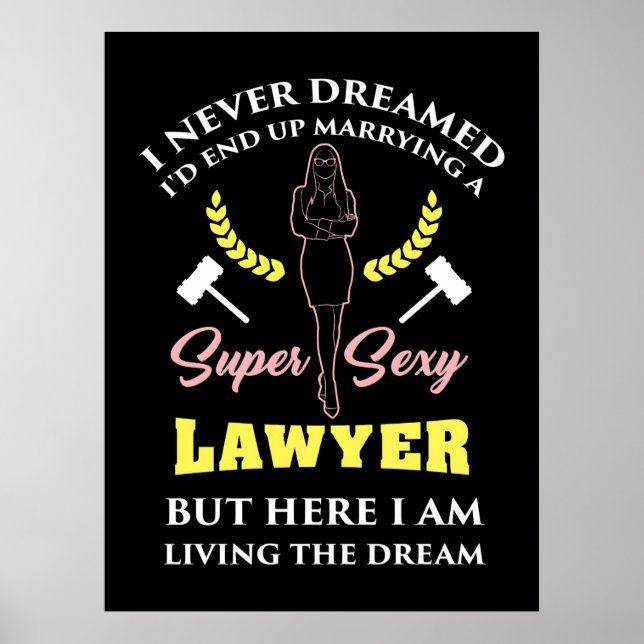 Proud Toppen Lawyer Dam Poster (Framsidan)