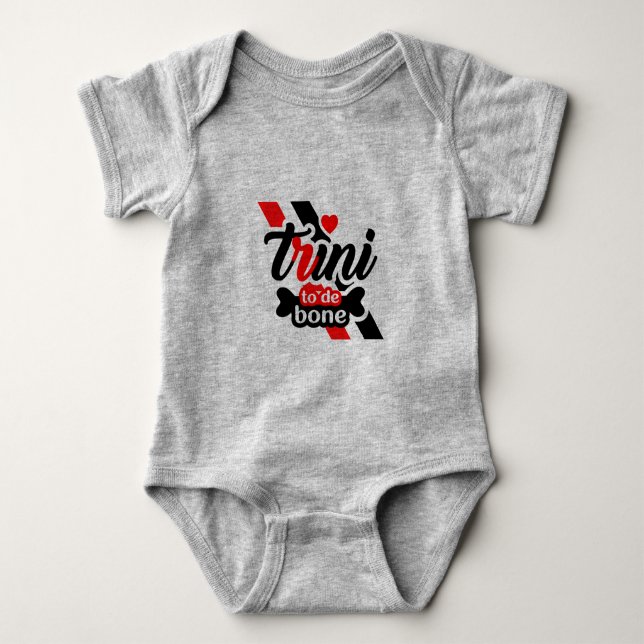 Proud Trini 2 de bone Say T Shirt (Framsida)