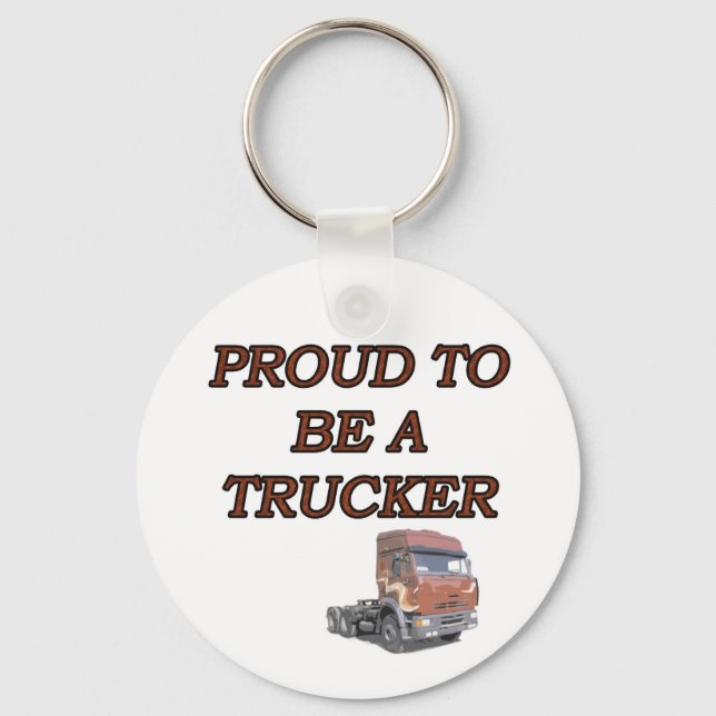 PROUD TRUCKER NYCKELRING (Framsida)