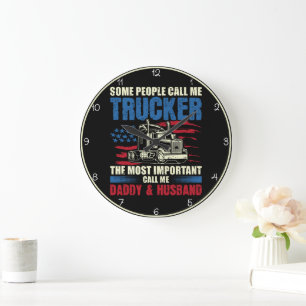 Proud Trucker, pappa, Make Stor Klocka