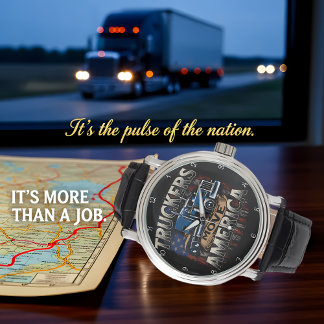 Proud Truckers Move America Forward Armbandsur