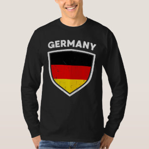 Proud Tyskland Flagga Deutschland Souvenir Team Ho T Shirt