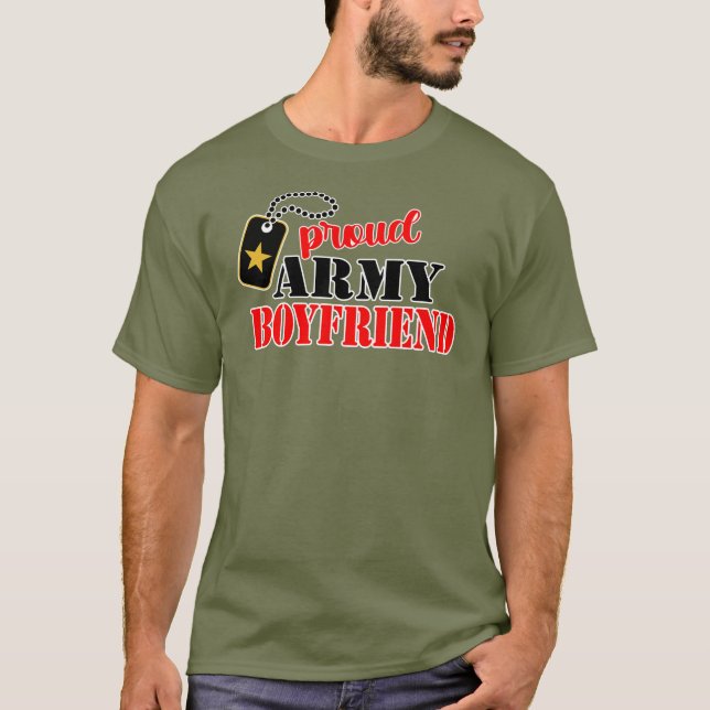 Proud U.S. Army Boykompis T-Shirt (Framsida)