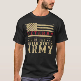 Proud U.S Veteran Gifts Patriotic U.S Army Veteran T Shirt