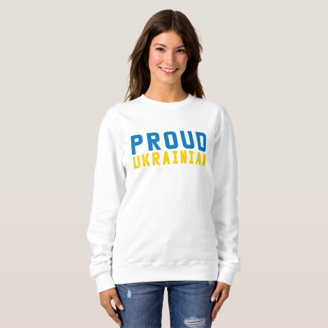 Proud Ukrainska T Shirt (Hel framsida)