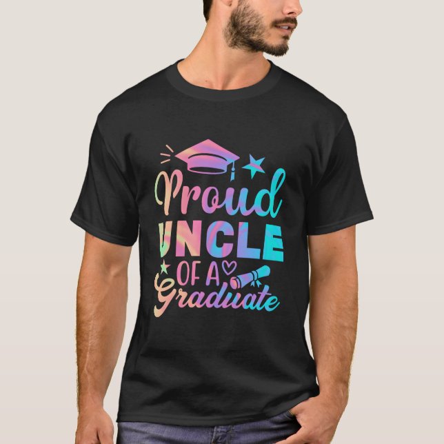 Proud Uncle Done Class Of 2023 Graduate Family Gra T Shirt (Framsida)