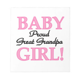 Proud Underbara Grandpa Flicka-gåvor Anteckningsblock