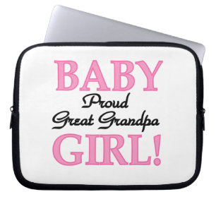 Proud Underbara Grandpa Flicka-gåvor Laptop Sleeve