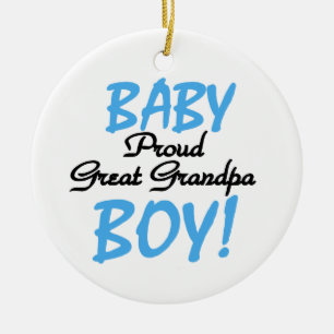 Proud Underbara Grandpa Pojke-gåvor Julgransprydnad Keramik