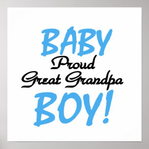 Proud Underbara Grandpa Pojke-gåvor Poster
