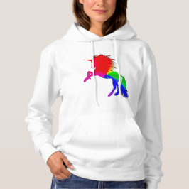 Proud Unicorn of Colorful Stain Glass Design T Shirt