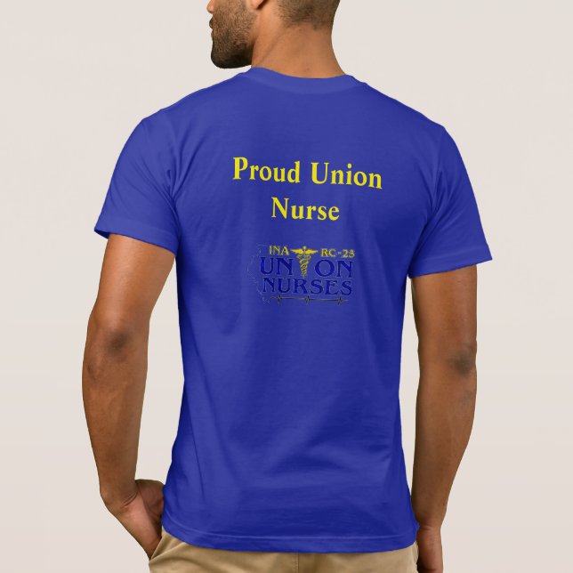 Proud Union Nurse RC23 T-Shirt (Baksida)