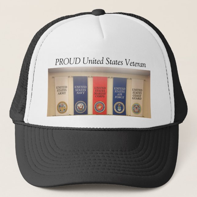 Proud United Stater Veteran Hat Keps (Framsida)