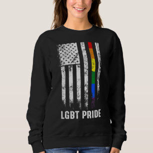 Proud Usa American Flagga Rainbow Gay Lgbtq Lgbt P T Shirt