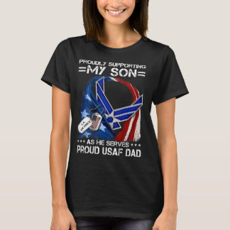 Proud USAF Pappa Luft Force Studenten Pappa Luft F T Shirt