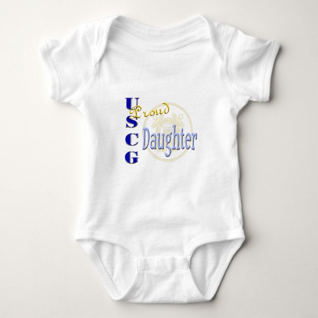 Proud USCG Daughn Tee (Framsida)