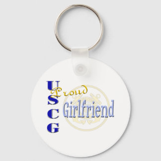 Proud USCG Girlkompis Nyckelring