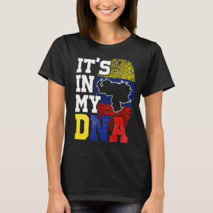Proud Venezuelan Fingerprint Caracas Pride Dna Ven T Shirt