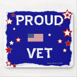 Proud Vet - In Honor - Mousepad Musmatta