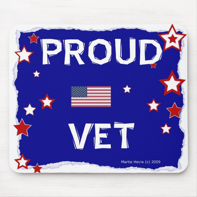 Proud Vet - In Honor - Mousepad Musmatta (Framsidan)
