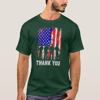 Proud Veteran American Flagga Tack Veterans T Shirt