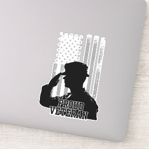Proud Veteran Klistermärken