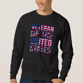 Proud Veteran Of United State Camo Camouflage Vet  Lång Ärmad Tröja