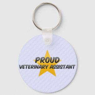 Proud Veterinary Assistant Nyckelring