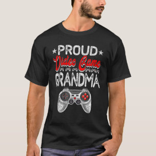 Proud Video Game Grandma Mors dag Sport Älskare T Shirt