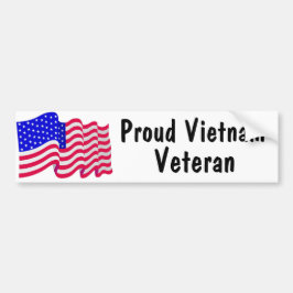 Proud Vietnam Veteran Bumper-dekal Bildekal