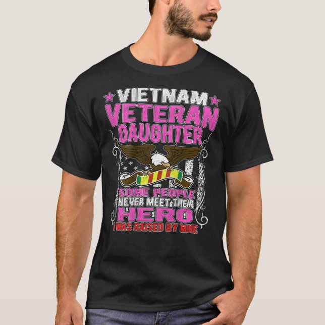  Proud Vietnam Veteran DDotter Gift - jag var T Shirt (Framsida)