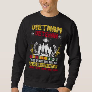 Proud Vietnam Veteran Lång Ärmad Tröja