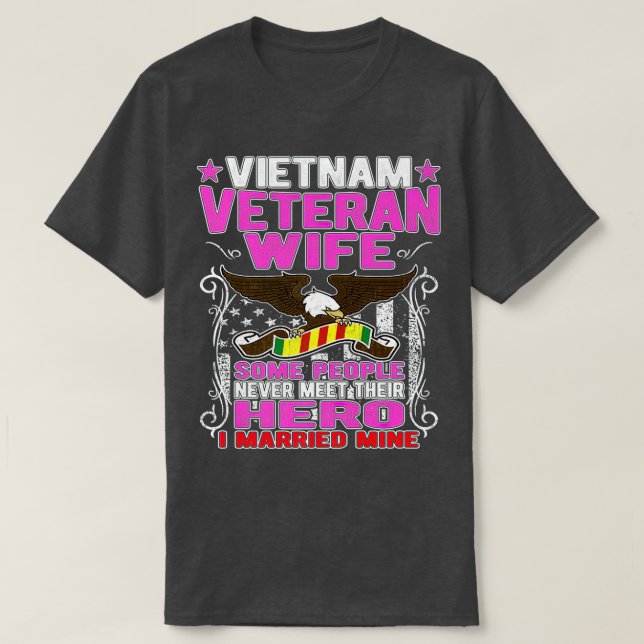 Proud Vietnam Veteran Maka Military PROUD VIETNAM T Shirt (Design framsida)